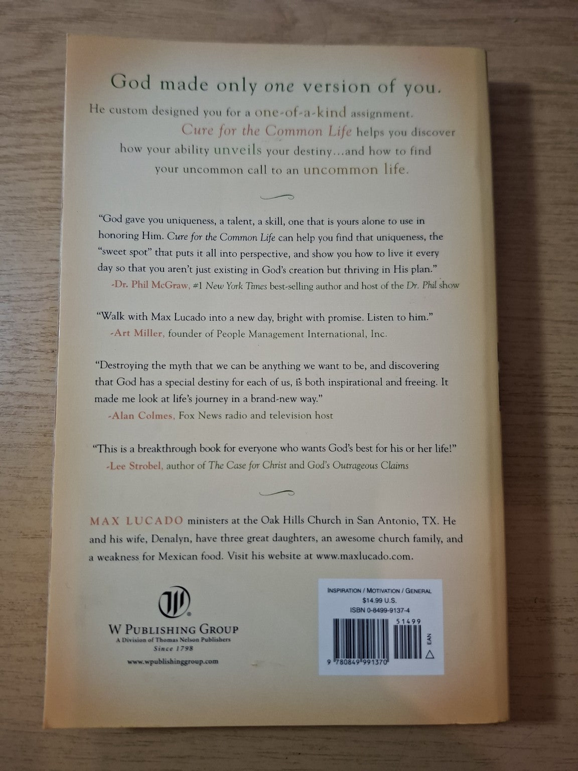 Cure for the Common Life: Living in Your Sweet Spot – Second Hand