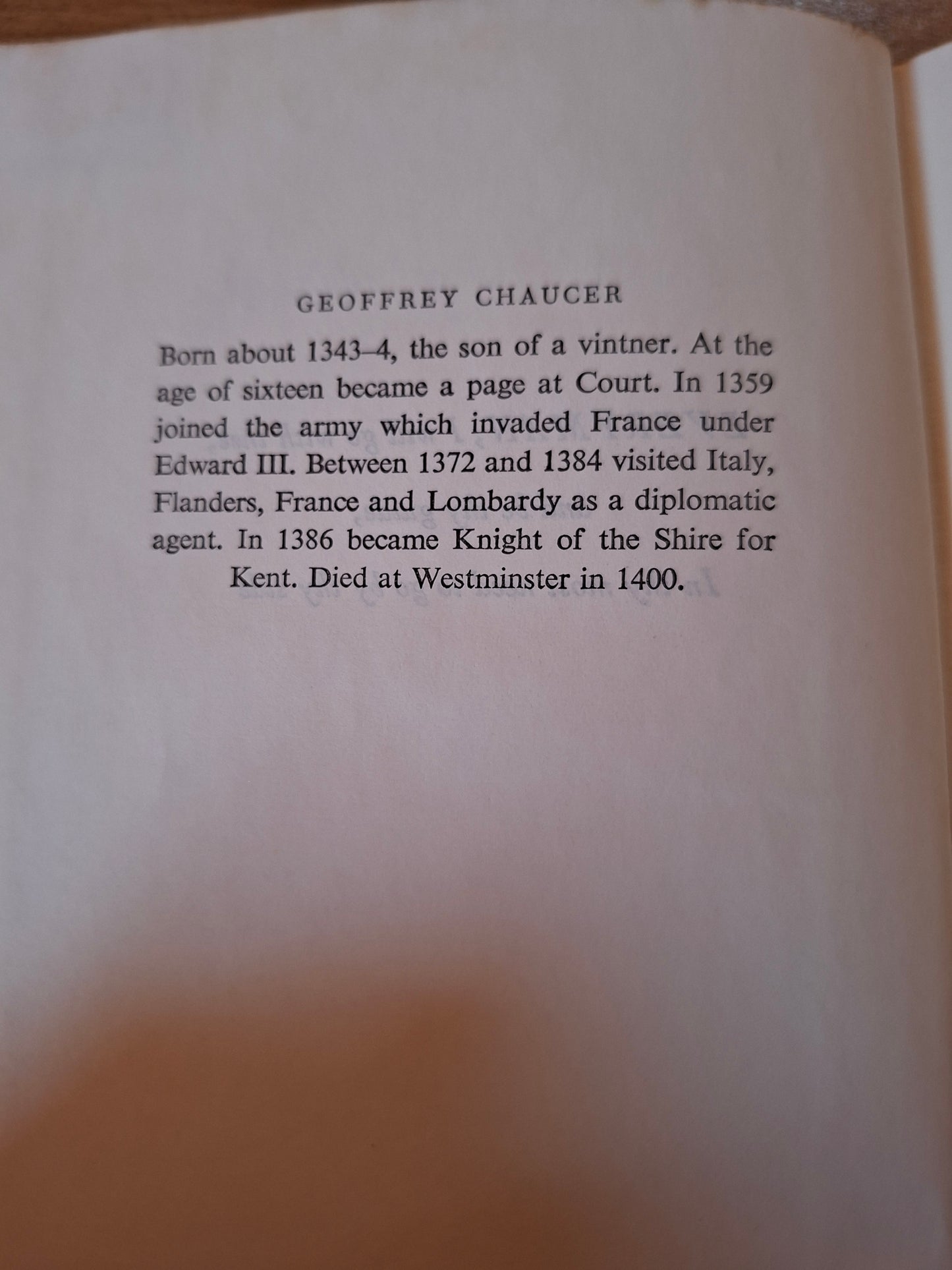 The Canterbury Tales – Geoffrey Chaucer (Everyman’s Library No. 397)