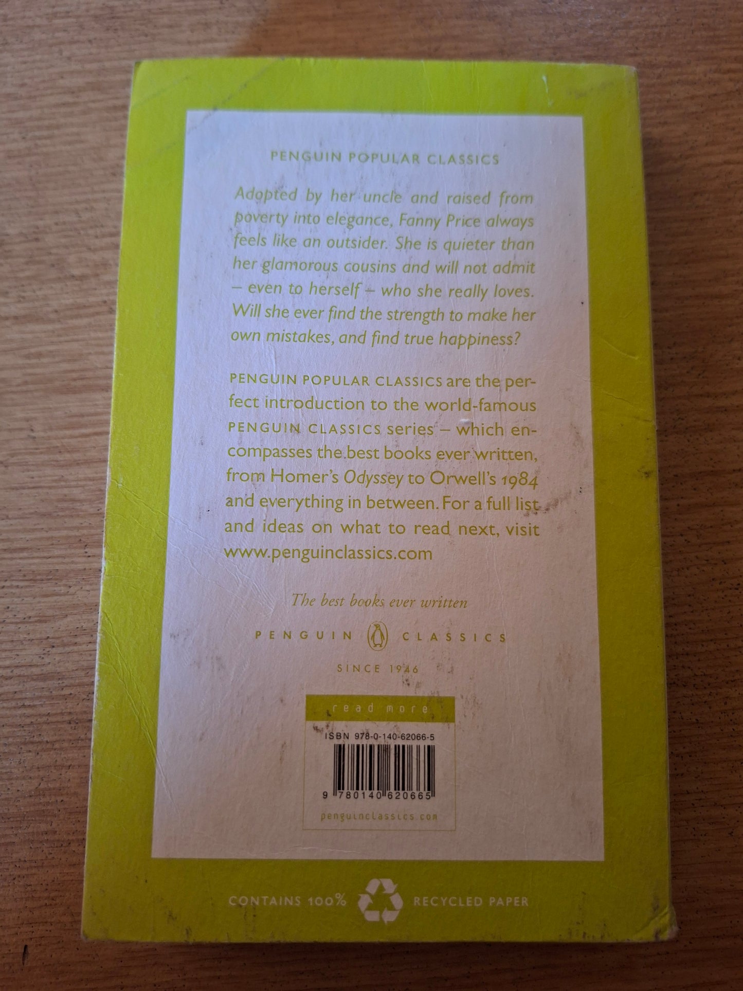 Mansfield Park – Jane Austen (Second Hand)