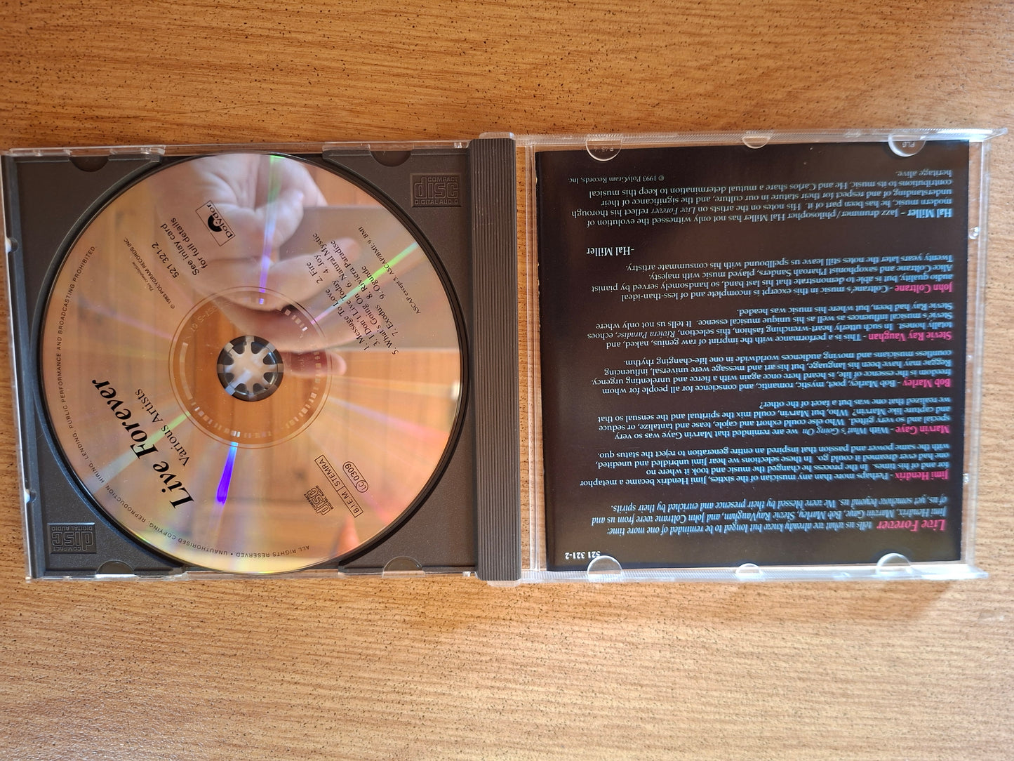 🎵 Sacred Sources 1: Live Forever (CD, 1993)