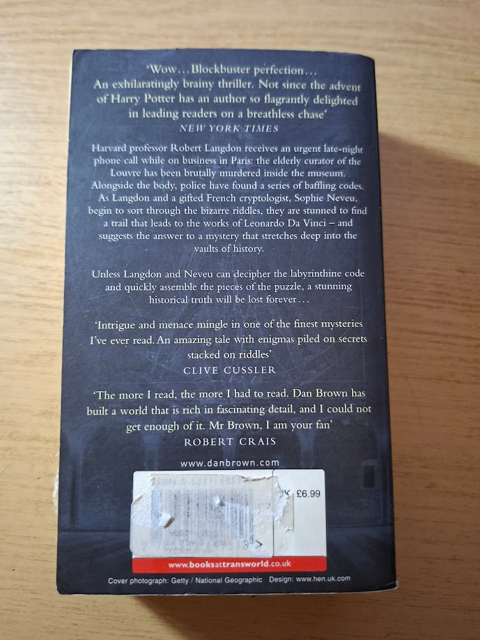 The Da Vinci Code — Second-Hand Paperback