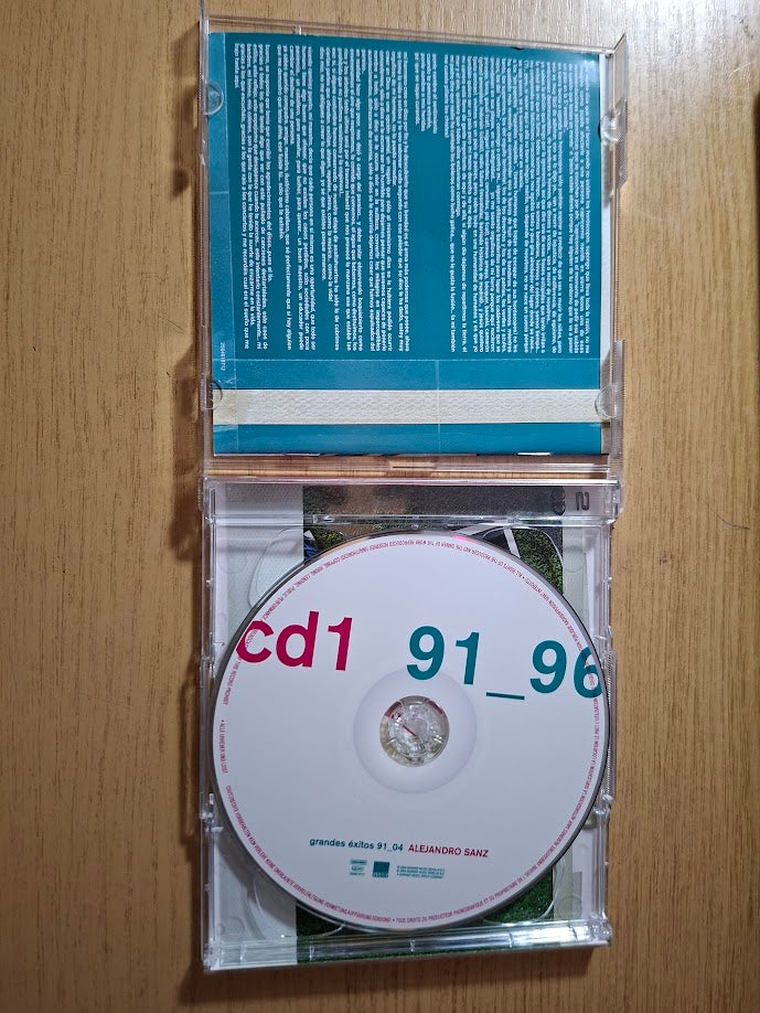 Alejandro Sanz – Grandes Éxitos 91_04 (2004) — Second-Hand 2-CD Set