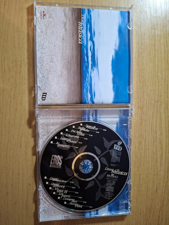 Eros Ramazzotti – Dove C’è Musica (1996) — Second-Hand CD