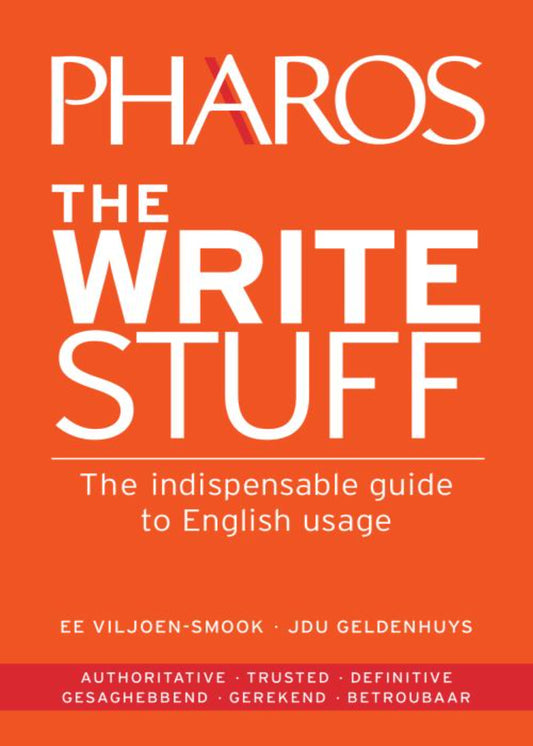 The Write Stuff ISBN/SKU: 9781868902170