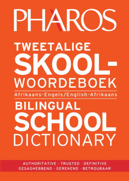 Pharos Tweetalige Skoolwoordeboek | Bilingual School Dictionary ISBN/SKU: 9781868902293