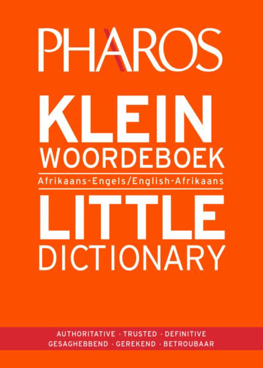 Klein woordeboek/Little Dictionary ISBN/SKU: 9781868902309