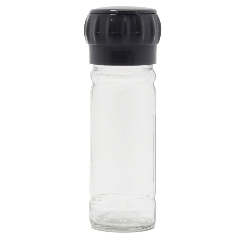 Product image of Glass Spice Bottle With Black Grinder