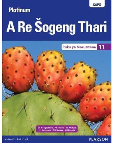 Platinum A Re Šogeng Thari Gr 11 LB ISBN/SKU: 9780636091177