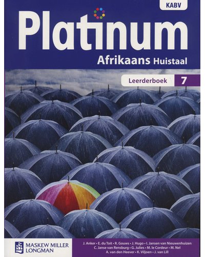 Platinum Afrikaans Huistaal Graad 7 LB ISBN/SKU: 9780636115736
