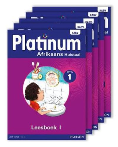 Platinum Afrikaans Huistaal Graad 1 Leesboek pakket (5 leesboeke) ISBN/SKU: 9780636125148