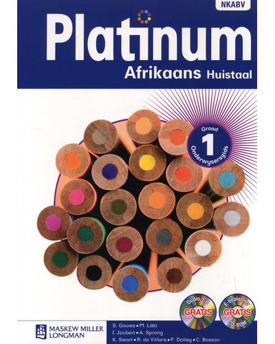 Platinum Afrikaans Huistaal Graad 1 Onderwysersgids (Includes Audio CD + E-Planner) ISBN/SKU: 9780636133617