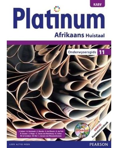 Platinum Afrikaans Huistaal Gr 11 OG with Control Test Book & Question Bank CD ISBN/SKU: 9780636137769
