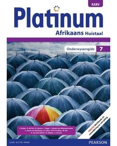 Platinum Afrikaans Huistaal Graad 7 OG (includes Photocopiable WB) ISBN/SKU: 9780636145870