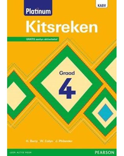 Platinum Kitsreken Graad 4 Leerderboek (CAPS Aligned) ISBN/SKU: 9780636165106