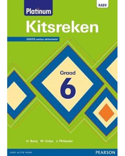 Platinum Kitsreken Graad 6 Leerderboek (CAPS Aligned) ISBN/SKU: 9780636165120