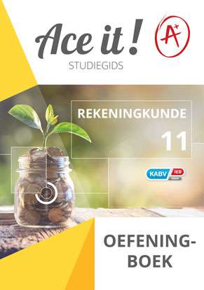 Ace it! Rekeningkunde Oefeningboek Graad 11 ISBN/SKU: 9780796093356