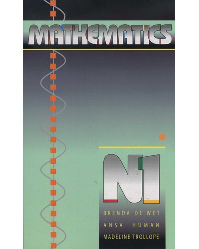 Mathematics N1 Student Book ISBN/SKU:9781868538065