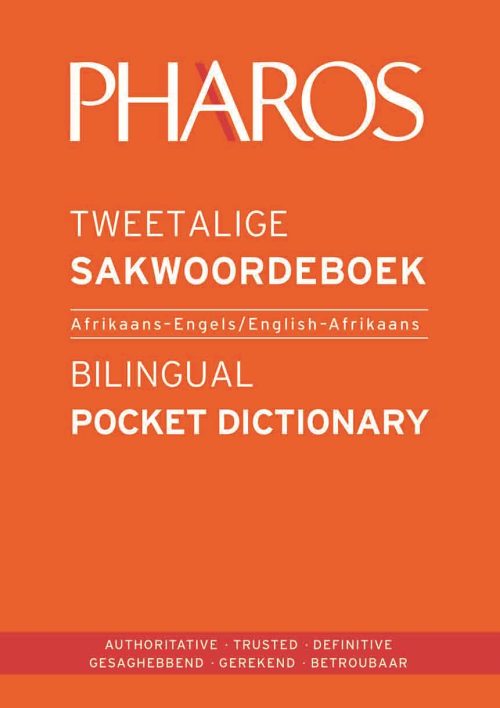 Tweetalige Sakwoordeboek / Bilingual Pocket Dictionary 2022   - This is a new Copy ISBN/SKU: 9781868902545
