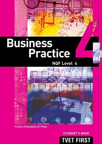 Business Practice NQF4 Student's Book ISBN: 9781920248956