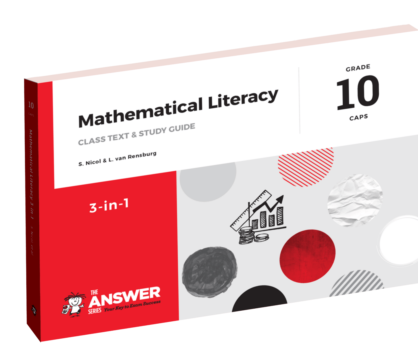 The Answer Series Gr 10 Maths Literacy '3 in 1' ISBN/SKU:9781920297817