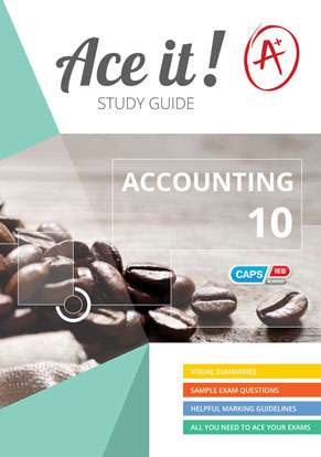 Ace It! Accounting Grade 10 ISBN/SKU: 9781920356095