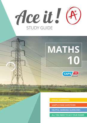 Ace it! Mathematics Grade 10 ISBN/SKU: 9781920356118