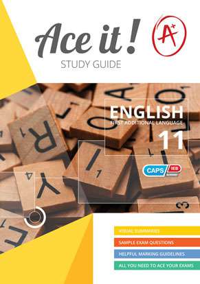 Ace it! English First Additional Language Grade 11 ISBN/SKU: 9781920356385