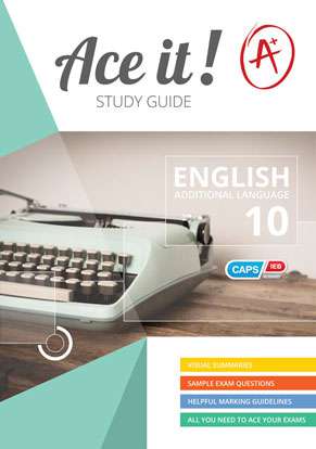 Ace It! English First Additional Language Grade 10 ISBN/SKU: 9781920356392