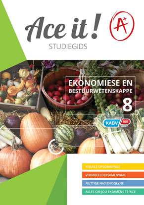 Ace it! Ekonomiese en Bestuurswetenskappe Graad 8 ISBN/SKU: 9781920356569