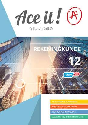 Ace It! Accounting Grade 12 (Afrik) ISBN/SKU: 9781920356620