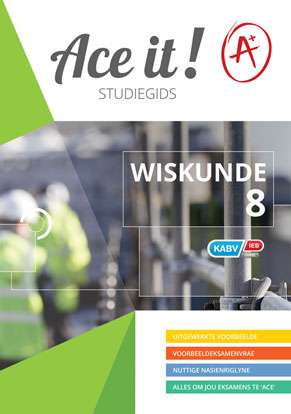 Ace it! Wiskunde Graad 8 ISBN/SKU: 9781920356835