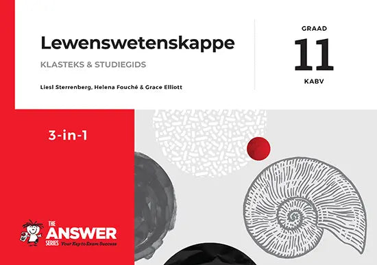Die Antwoord Reeks Graad 11 Lewenswetenskappe 3-in-1 KABV ISBN/SKU:9781920558260