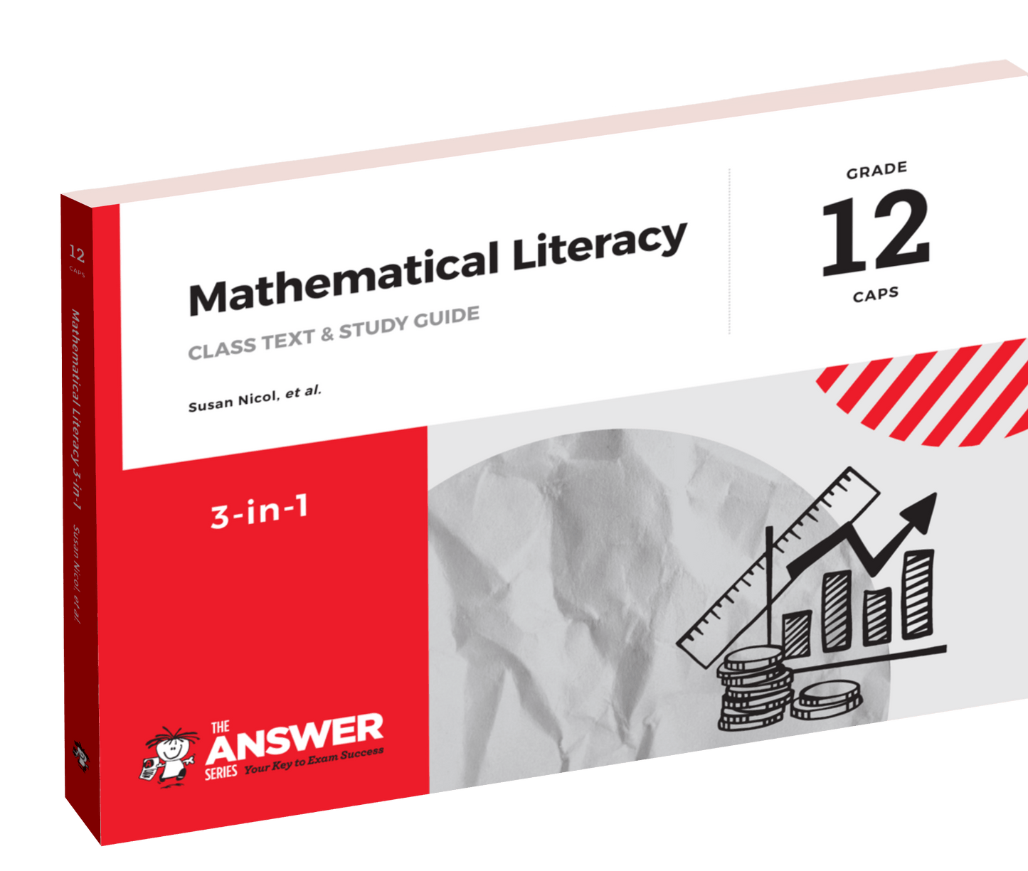 The Answer Series Gr 12 Maths Literacy '3 in 1' ISBN/SKU:9781920568702