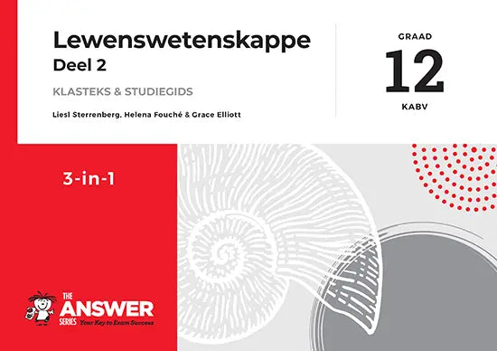 Die Antwoord Reeks Graad 12 Lewenswetenskappe 3-in-1 Deel 2 KABV ISBN/SKU:9781920568863