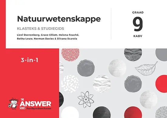 Die Antwoord Reeks Graad 9 Natuurwetenskappe 3-in-1 ISBN/SKU:9781928405252