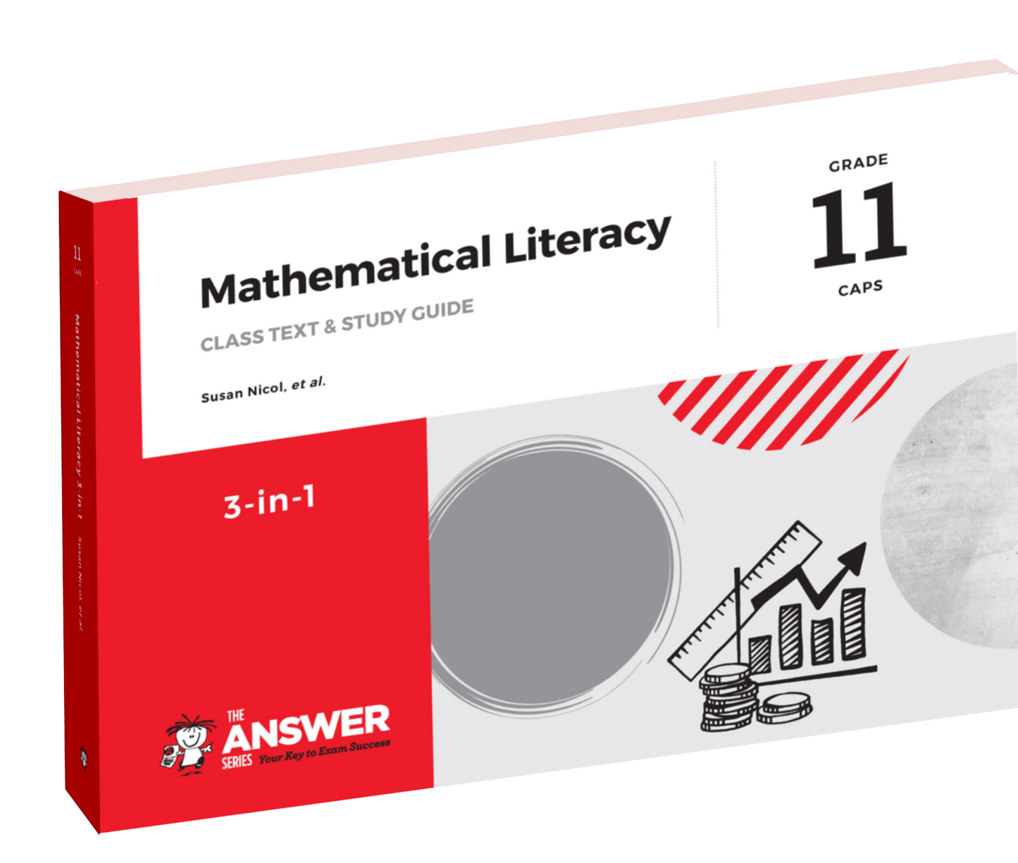 The Answer Series Gr 11 Maths Literacy '3 in 1' ISBN/SKU:9781920558291