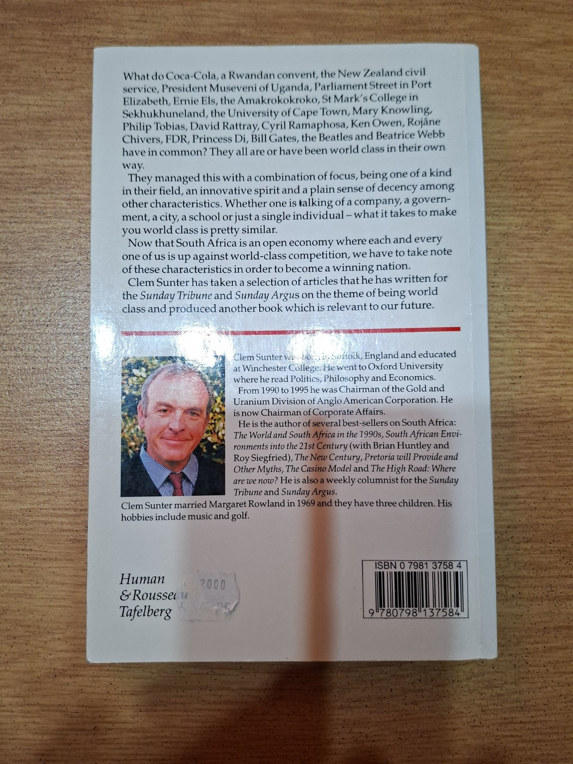 What It Really Takes to Be World Class – Clem Sunter