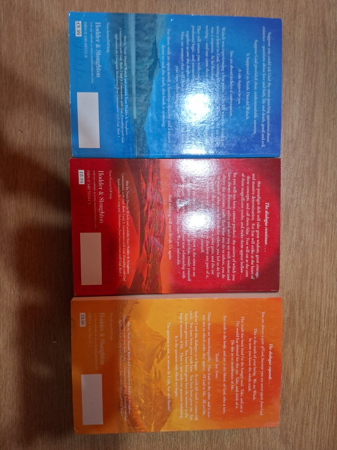 Conversations with God Trilogy – Neale Donald Walsch (Books 1, 2 & 3) (Second Hand)