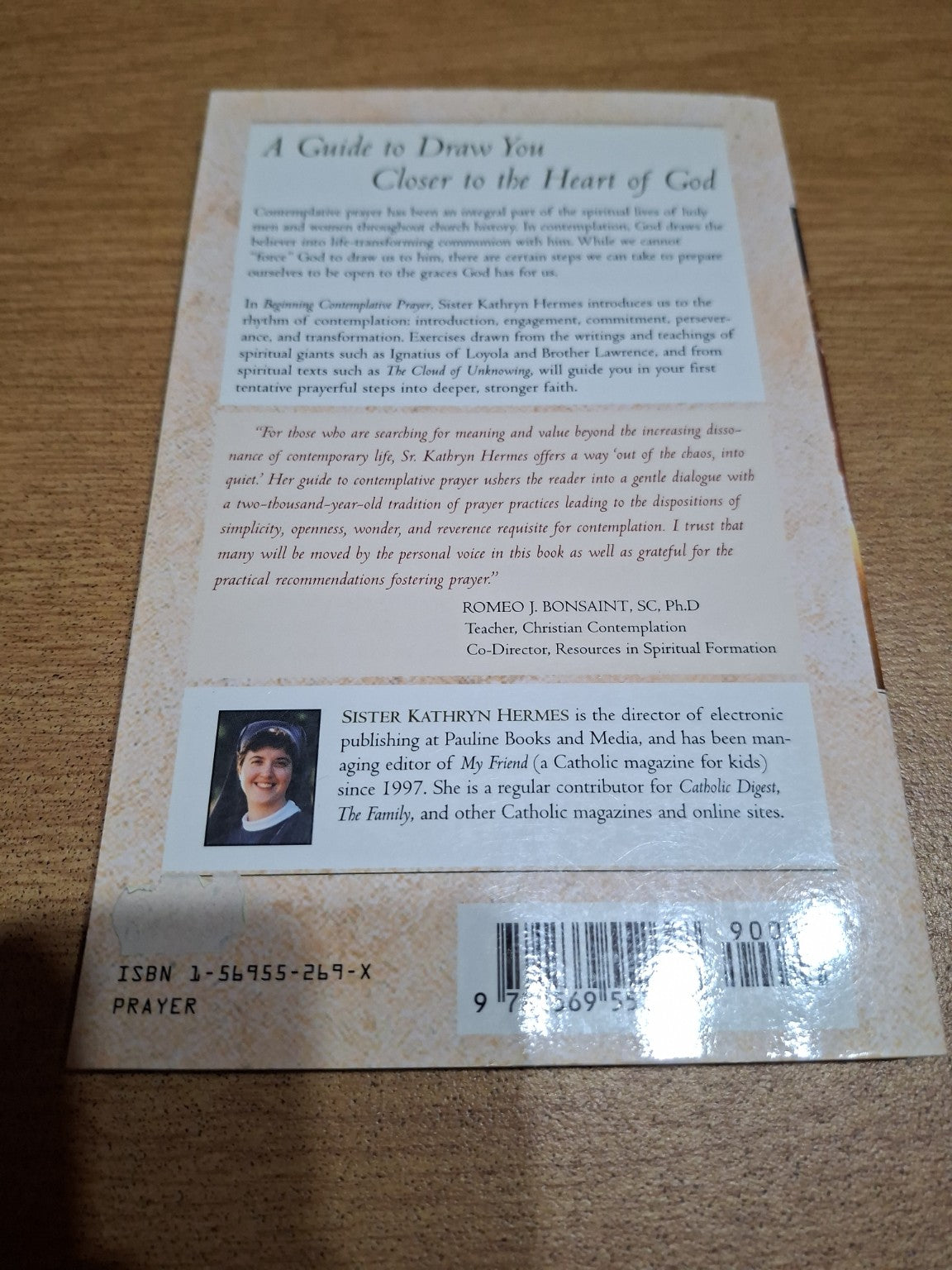 Beginning Contemplative Prayer: Out of Chaos Into Quiet (Second Hand)