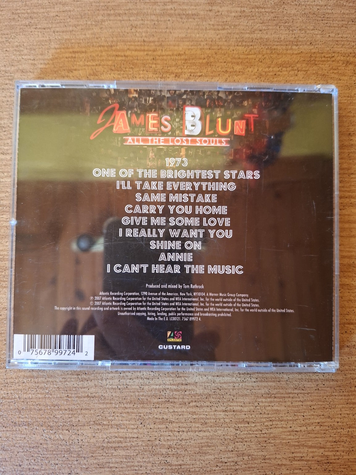 🎵 James Blunt – All the Lost Souls (CD, 2007) (Second Hand)
