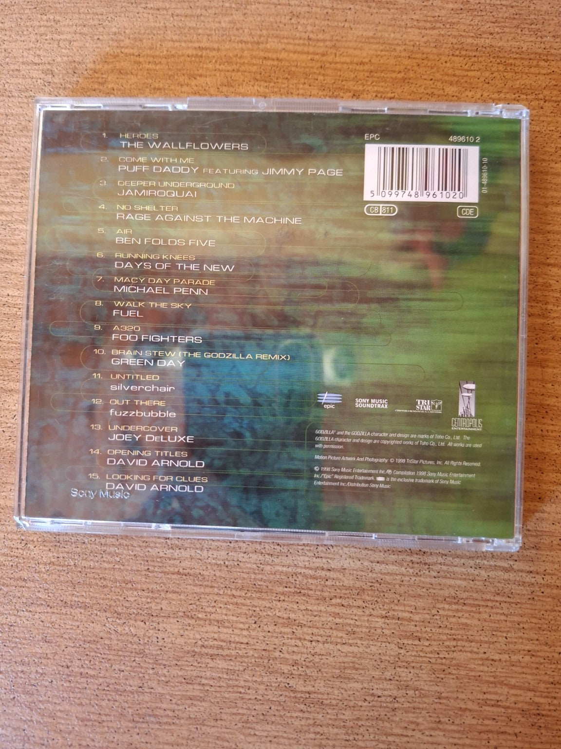 💿 Godzilla: The Album (Original Motion Picture Soundtrack, 1998) (Second Hand)