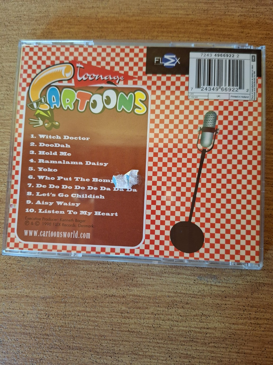 🎵 Cartoons – Toonage (CD, 1998, FLEX Records) (Second Hand)