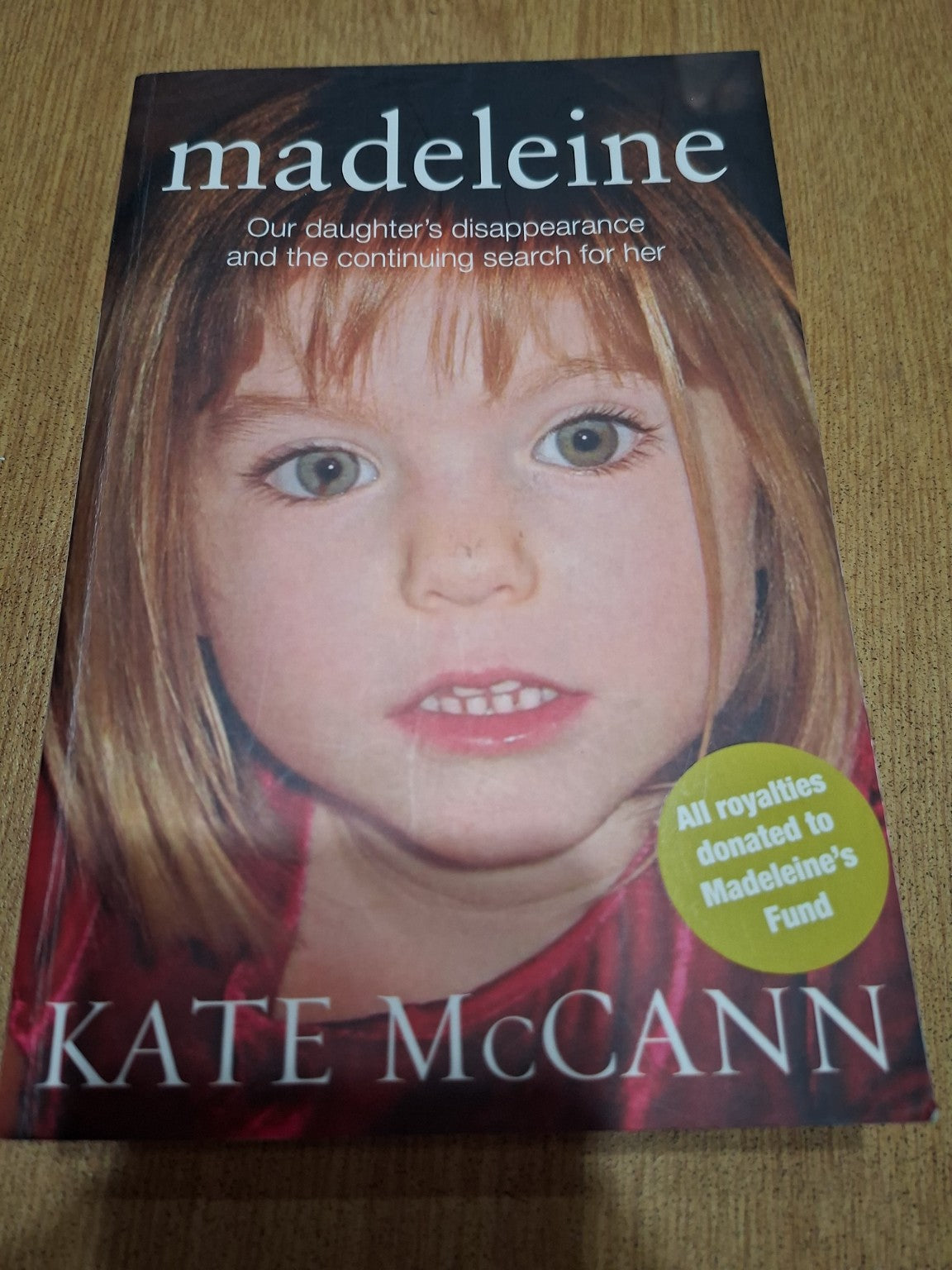 Madeleine — Kate McCann (Second Hand)