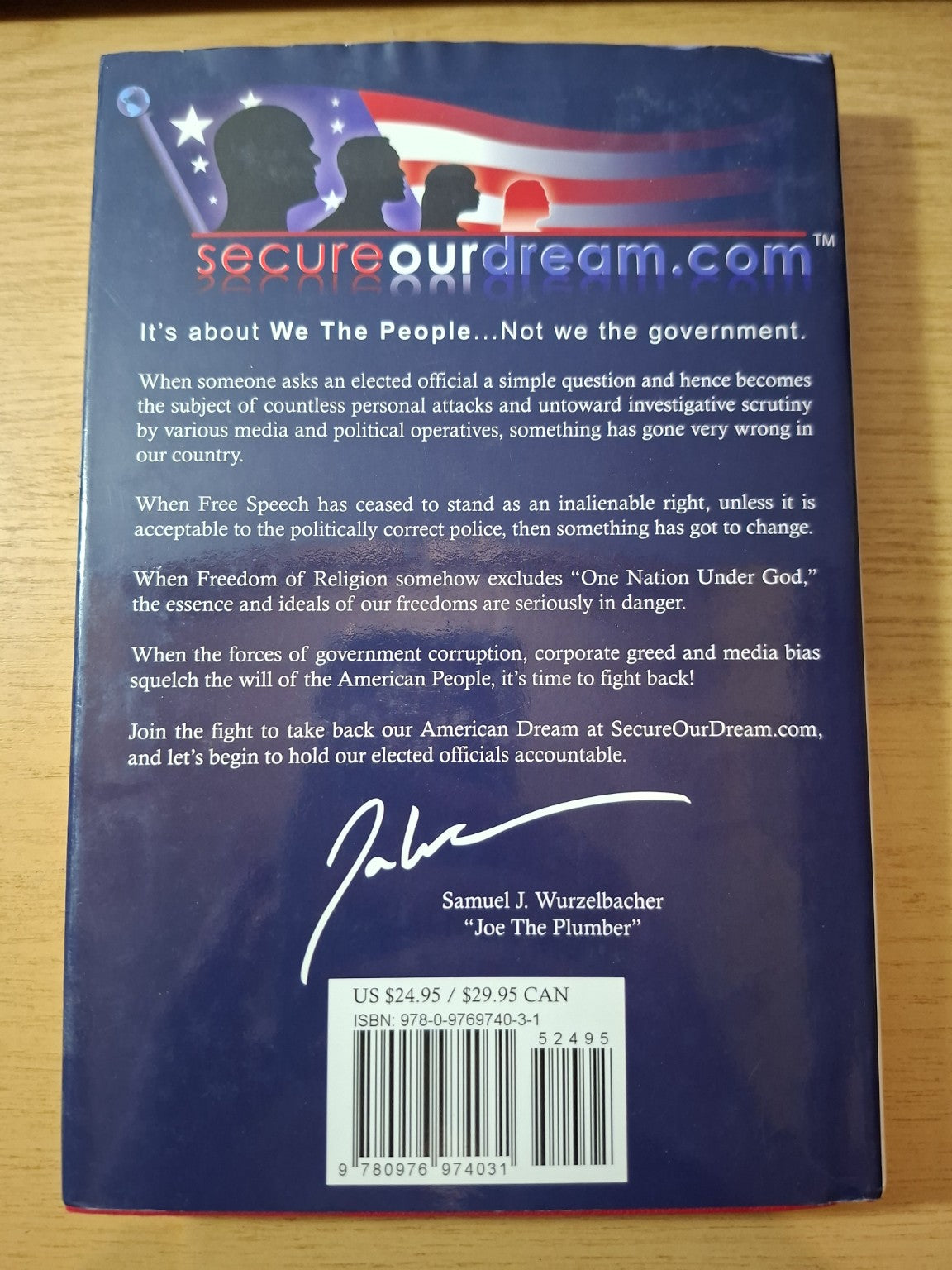 Joe the Plumber: Fighting for the American Dream – Second Hand