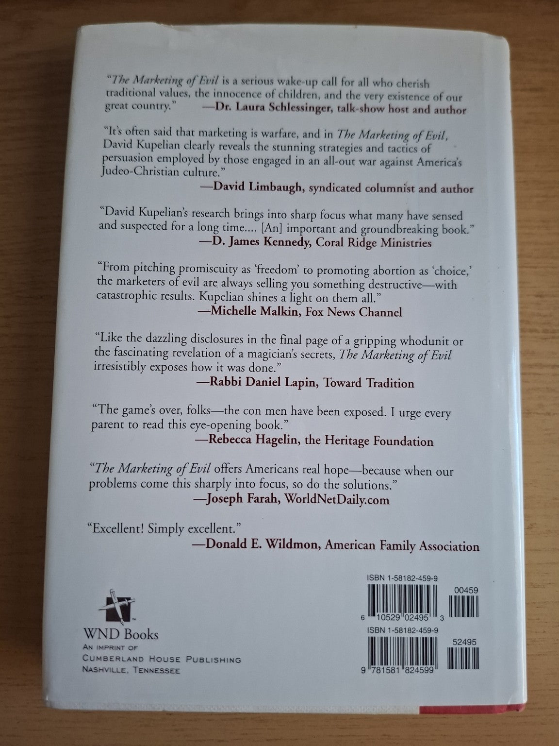 The Marketing of Evil (Second Hand)