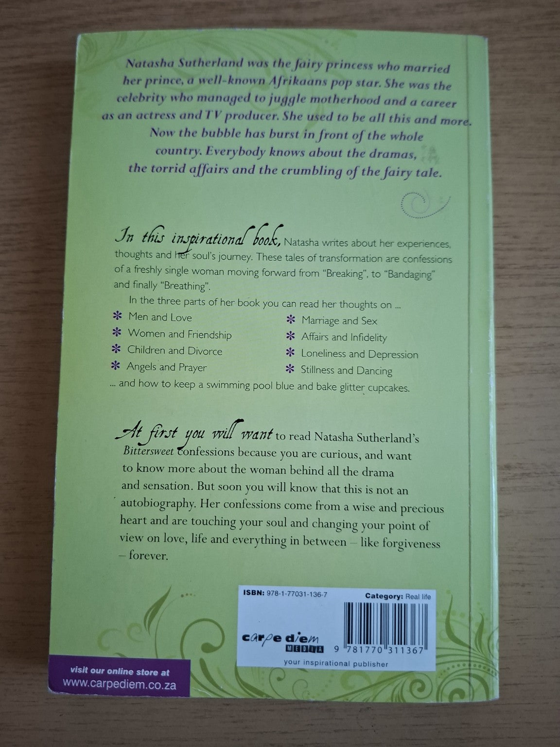 Bittersweet: Confessions of a Freshly Single – Natasha Sutherland (Second Hand)