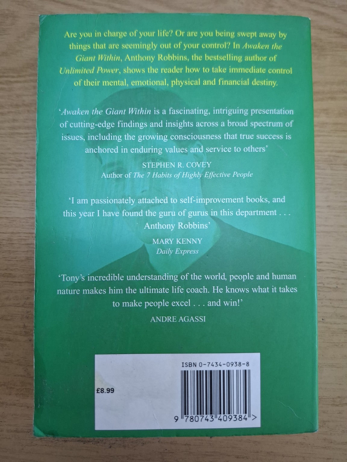 Awaken the Giant Within – Anthony Robbins (Second Hand)