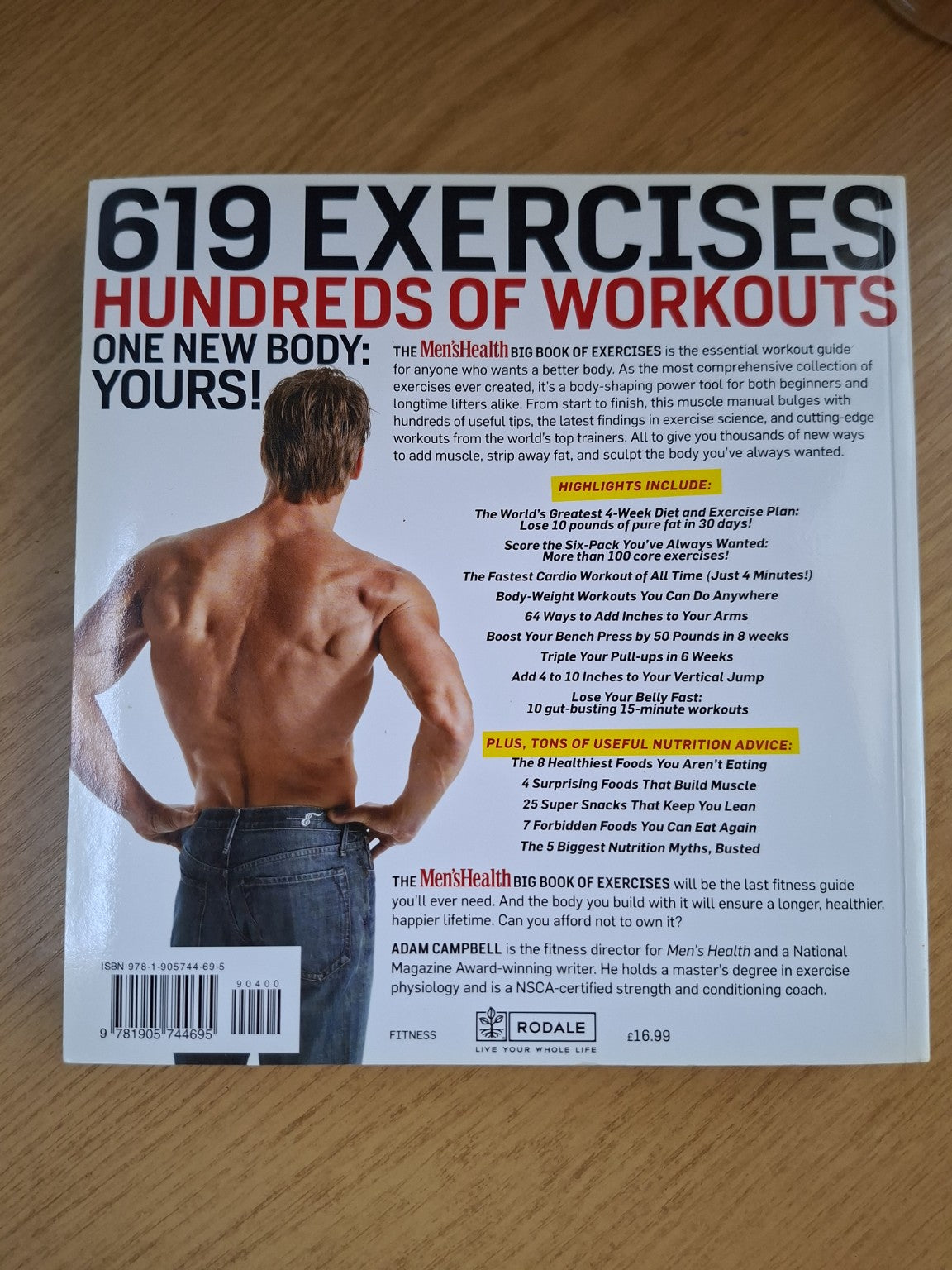 The Men’s Health Big Book of Exercises – Adam Campbell (Second Hand)