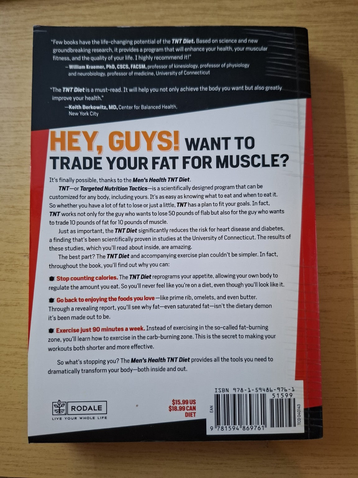 The Men’s Health TNT Diet: Targeted Nutrition Tactics (Second Hand)