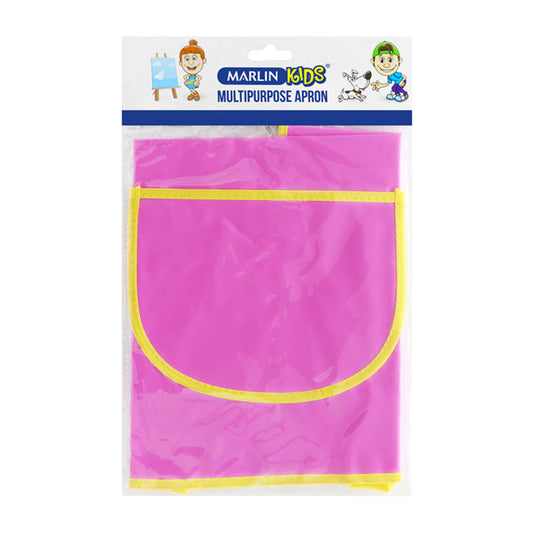 Marlin Kids Plastic Aprons Assorted Colors (010A)